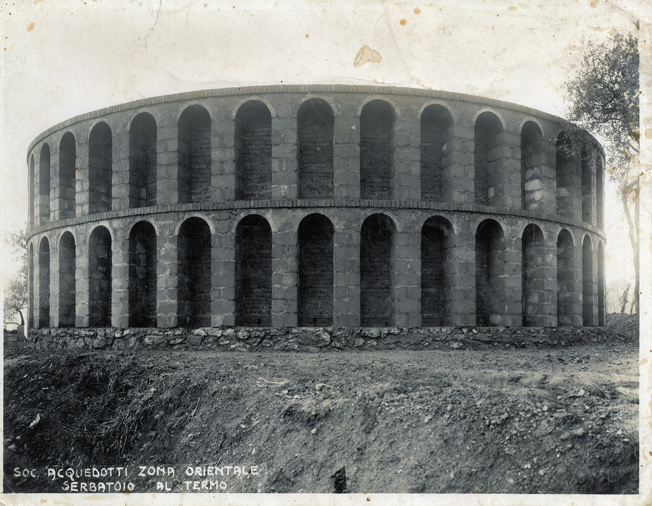 1930 - Acquedotto della Spezia - Serbatoio del termo