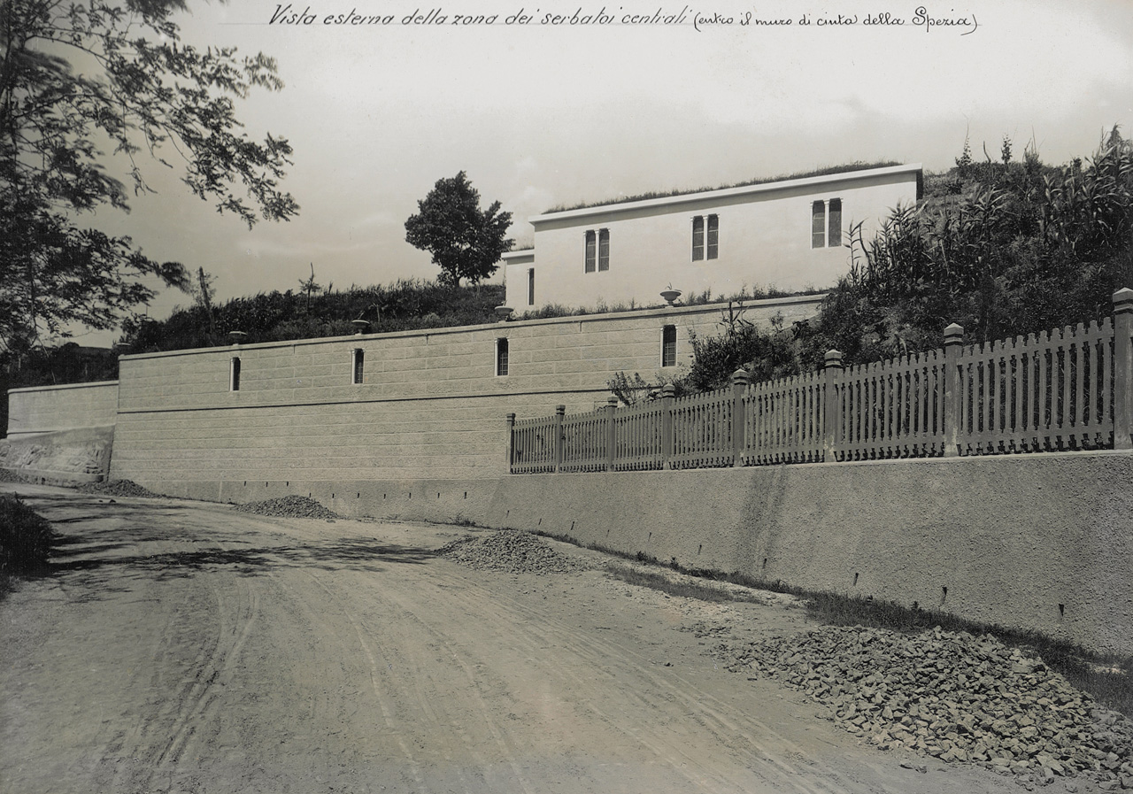 1925 - Acquedotto della Spezia - Serbatoio Colli - Batteria dei Cappuccini